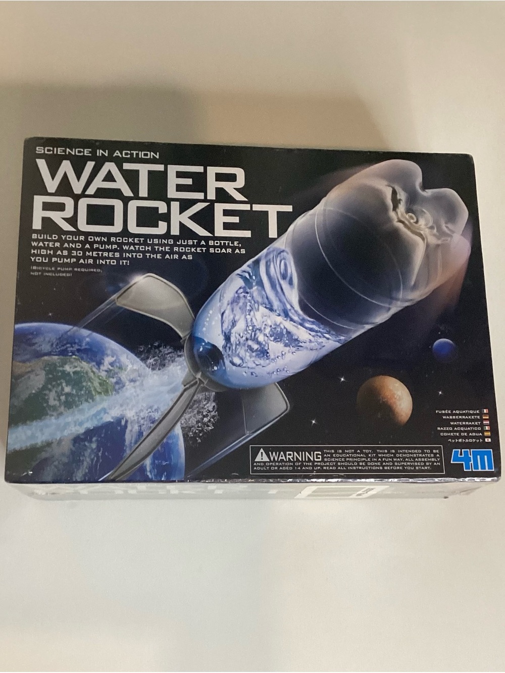 New Sealed Water Rocket Science In Action Kit Education Toy Smith Buildownrocket